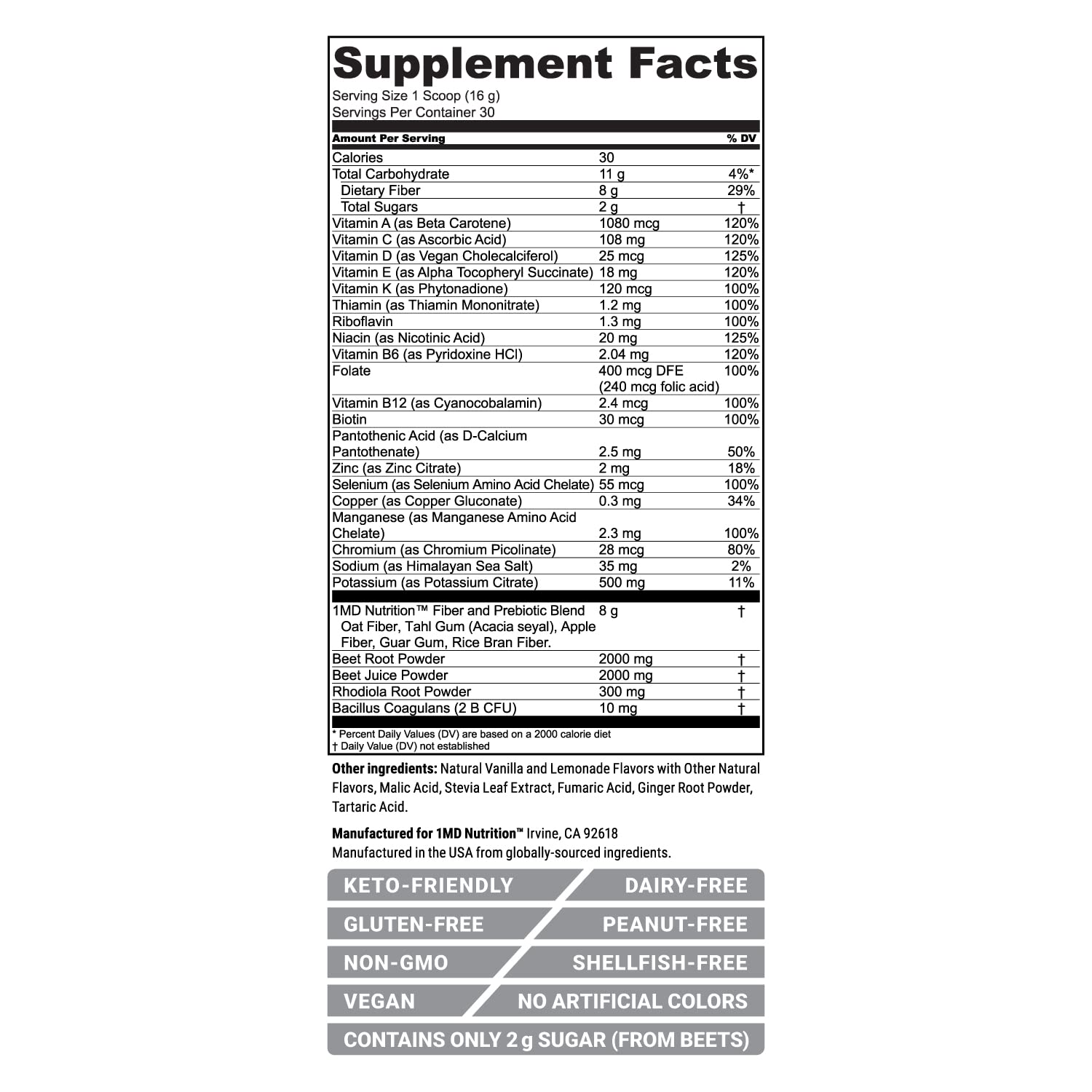 1MD Nutrition persona activa disfrutando bebida, soporte para ejercicio