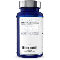 1MD Nutrition botella junto a mano que muestra escala de producto