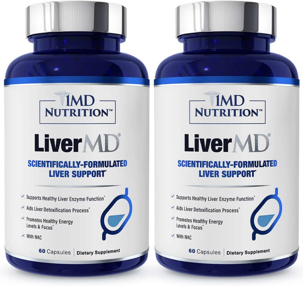 1MD LiverMD vista frontal del envase mostrando presentación y beneficio