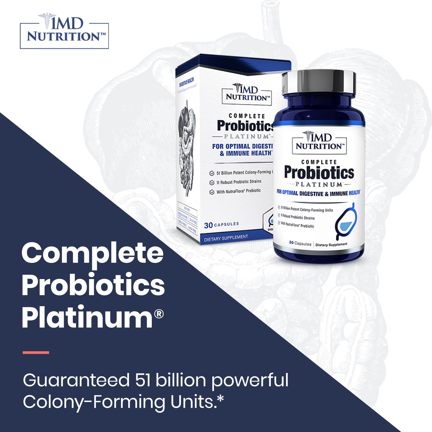 1MD Nutrition cápsula en mano mostrando tamaño y facilidad de ingestión
