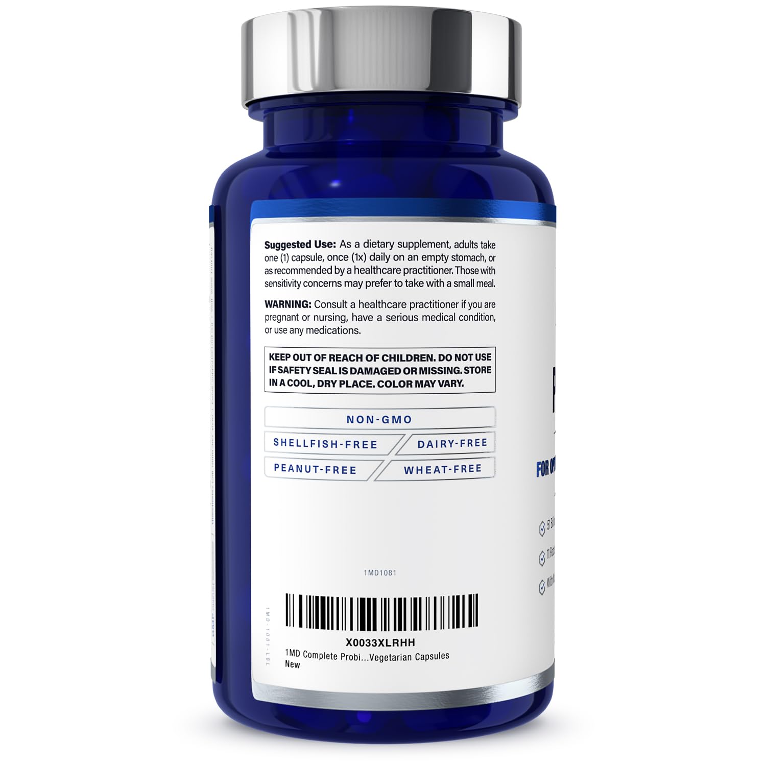 1MD Nutrition representación de prebióticos y fibra que nutren bacterias