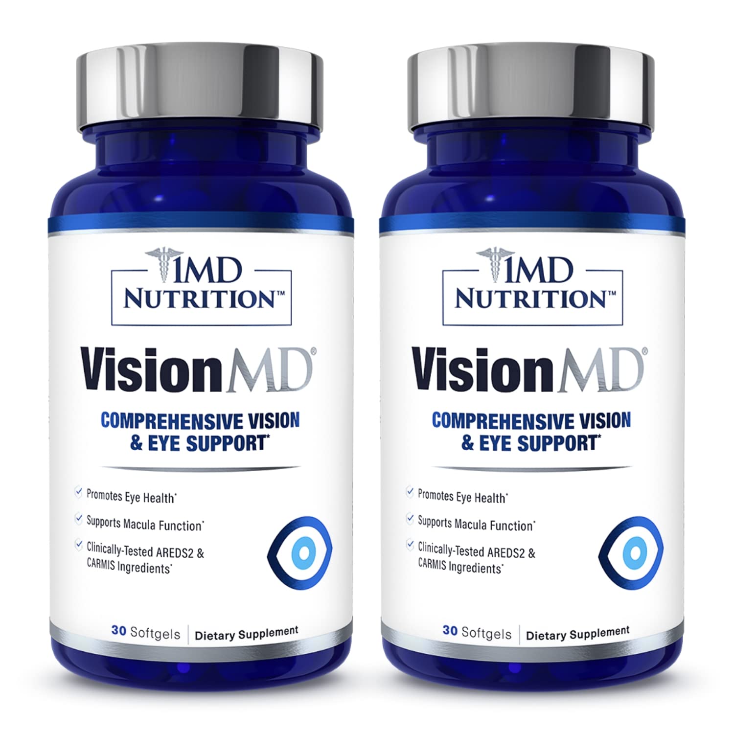 1MD Nutrition envase frontal VisionMD mostrando fórmula AREDS2