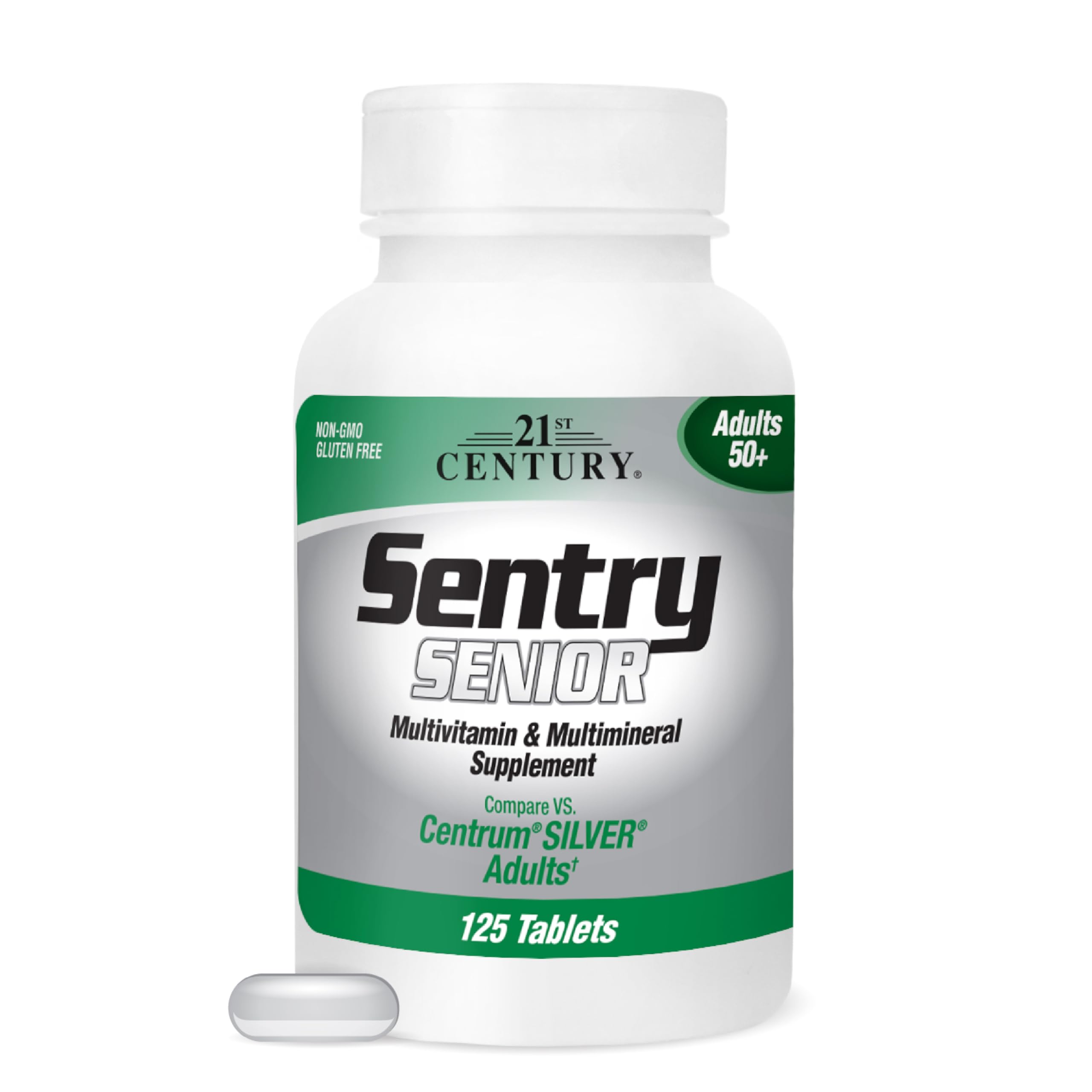 21st Century envase frontal muestra producto y beneficios visibles