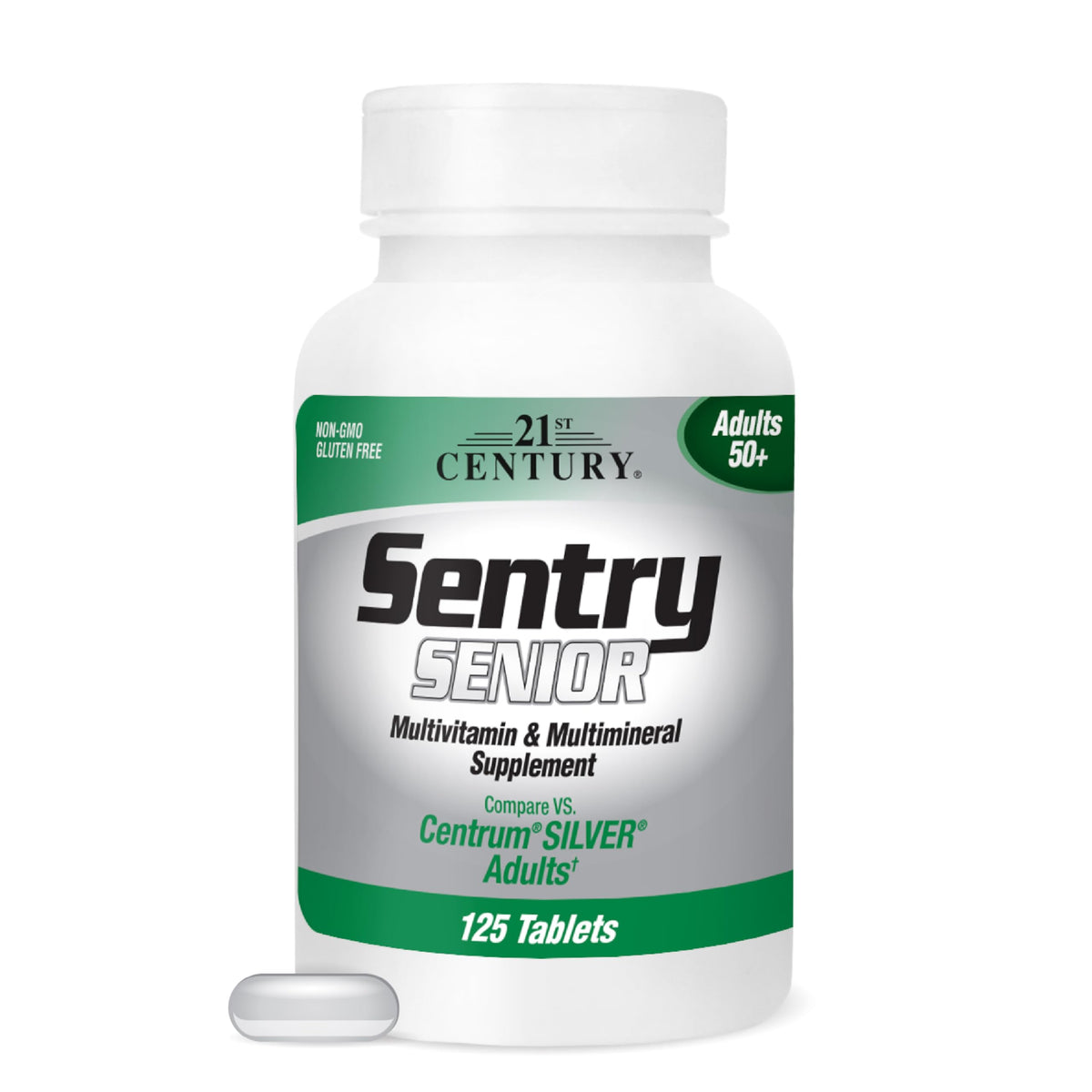 21st Century envase frontal muestra producto y beneficios visibles