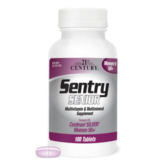 21st Century envase frontal que muestra el producto y su beneficio completo