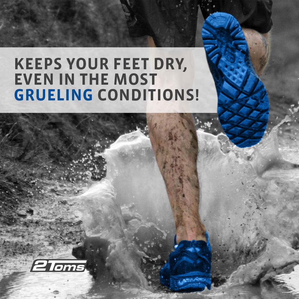 2Toms BlisterShield en corredor usando el producto para evitar rozaduras
