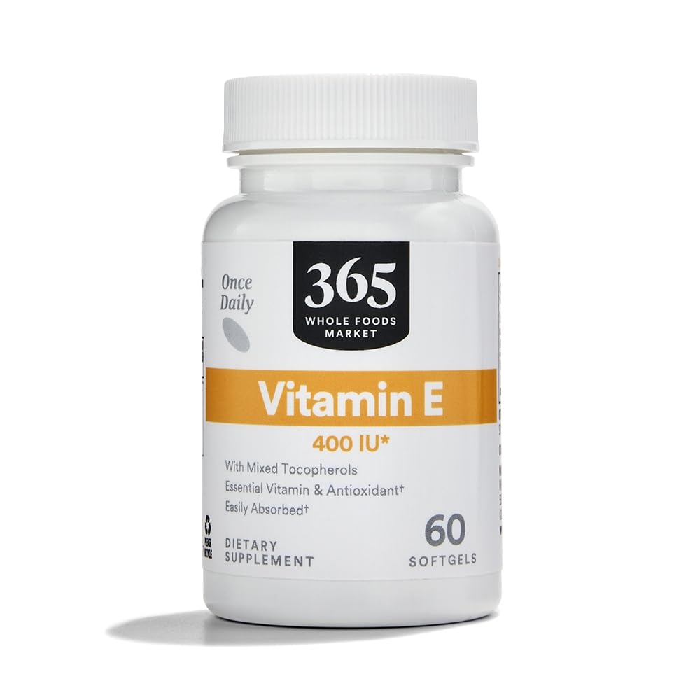 365 by Whole Foods Market frasco frontal mostrando etiqueta clara y dosis