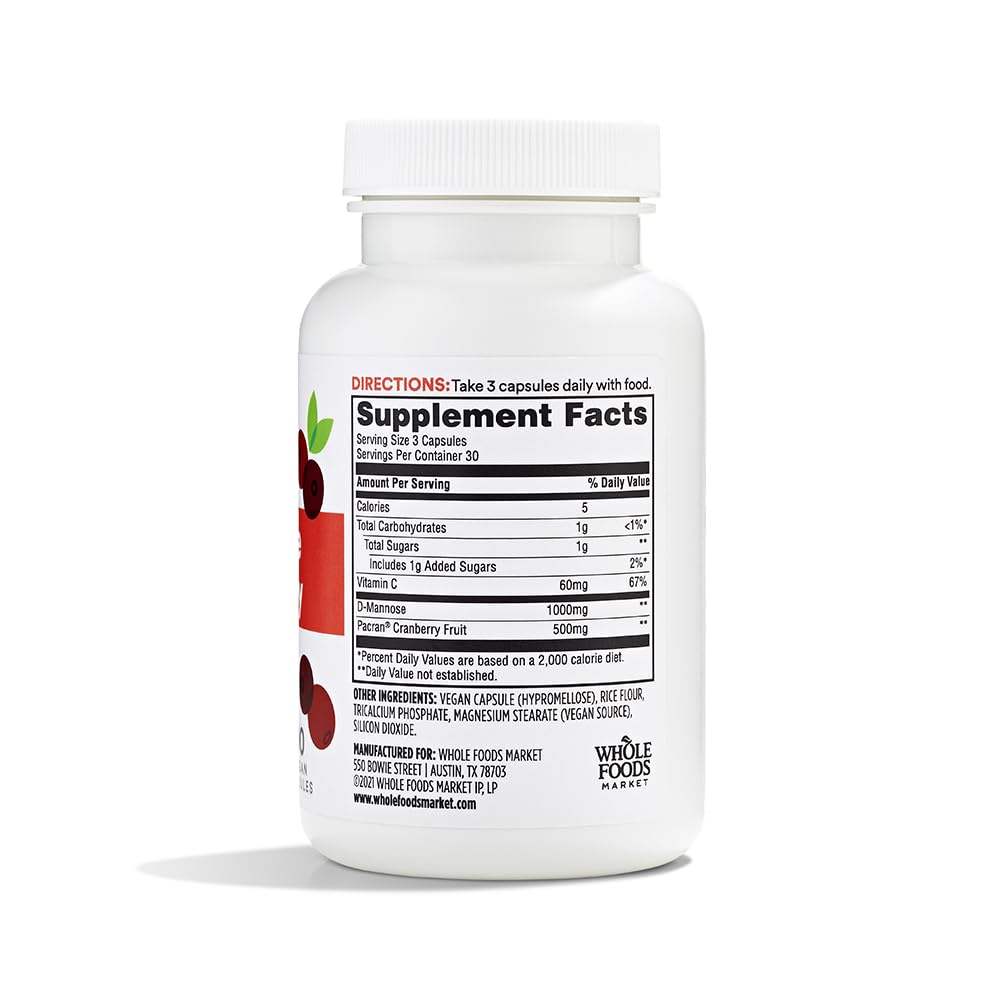 Detalle de la etiqueta 365 by Whole Foods Market con ingredientes y instrucciones visibles