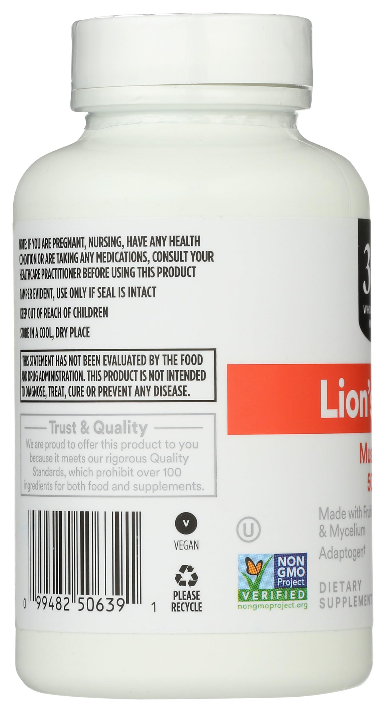 365 by Whole Foods Market etiqueta nutricional y lista de ingredientes clara