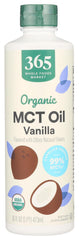 365 by Whole Foods Market frasco frontal del aceite MCT, presentación clara