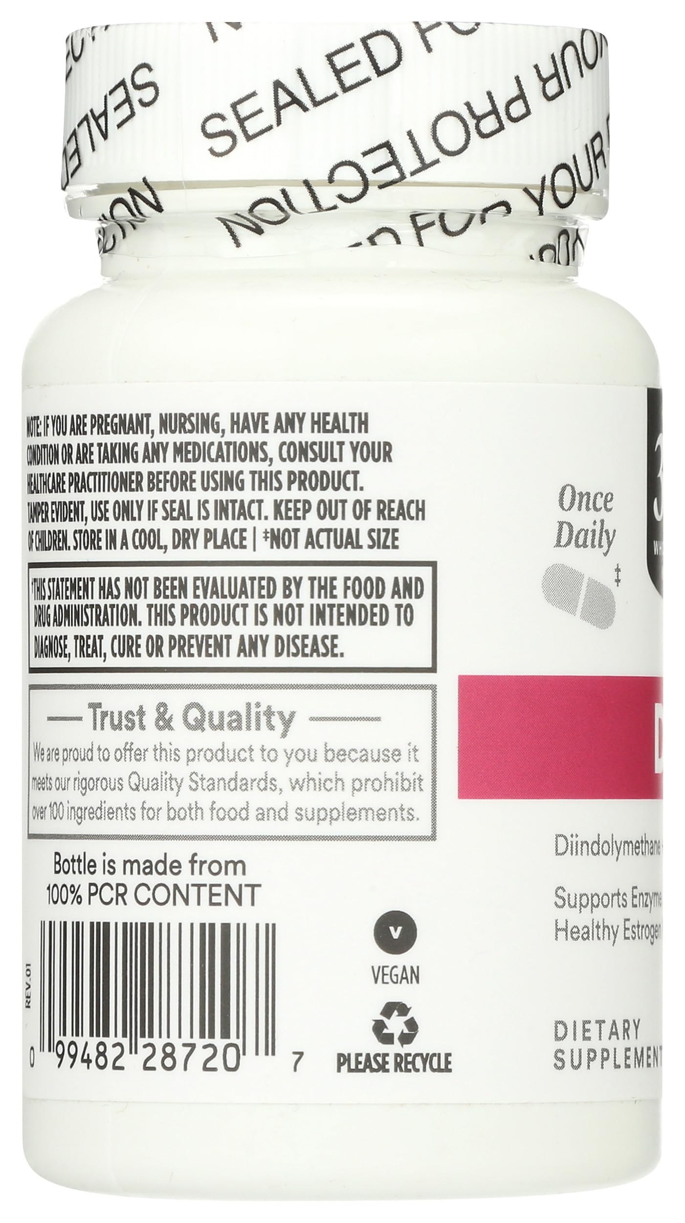etiqueta nutricional 365 by Whole Foods Market con certificaciones claras