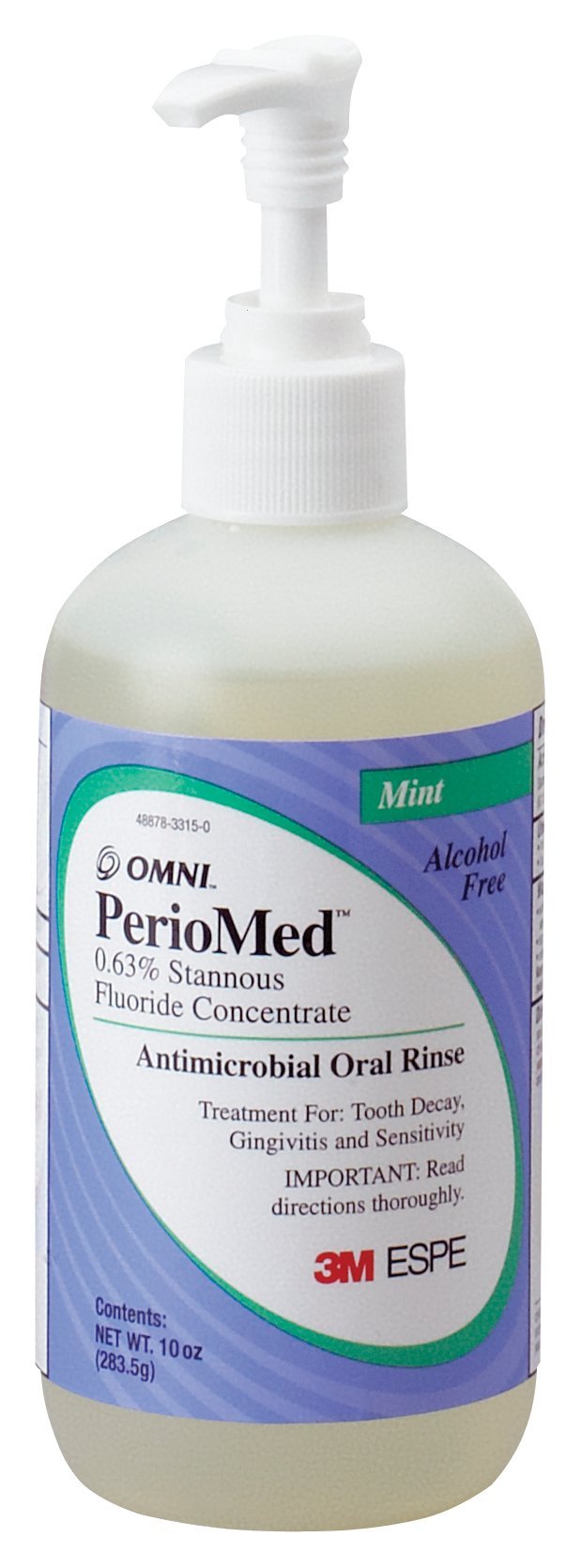 3M Medical PerioMed botella frontal muestra etiqueta y beneficios visibles