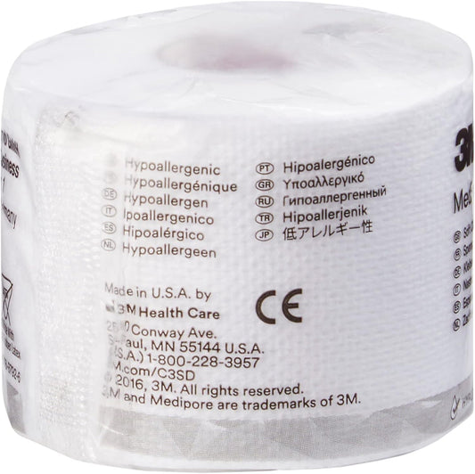 3M Medipore primer plano de textura de tela, transpirable para la piel