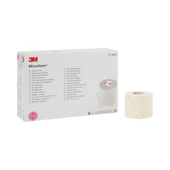 3M Microfoam vista frontal del rollo muestra tamaño y etiqueta, sujeción segura