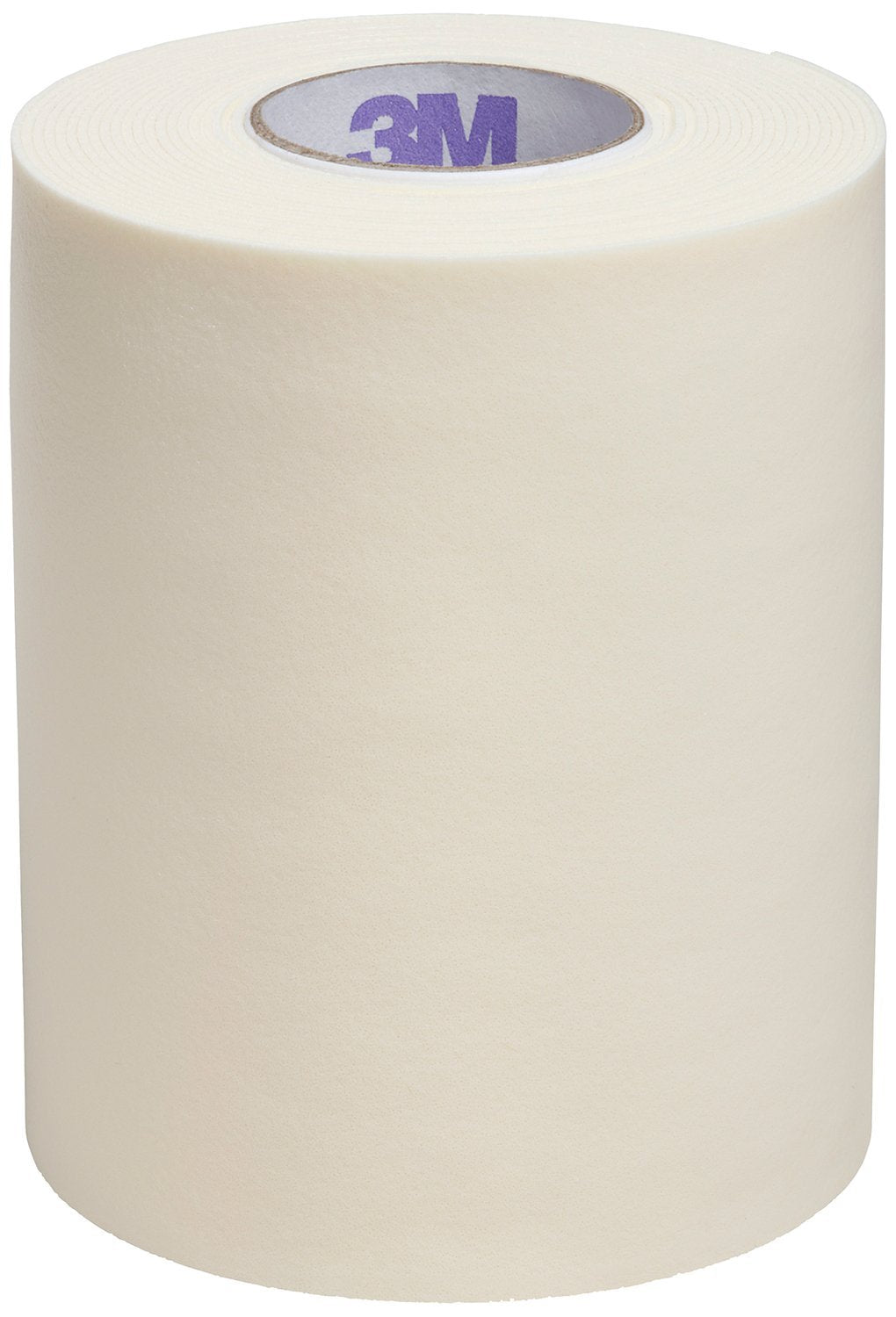 3M microfoam frontal del rollo mostrando tamaño y etiqueta, sujeción segura