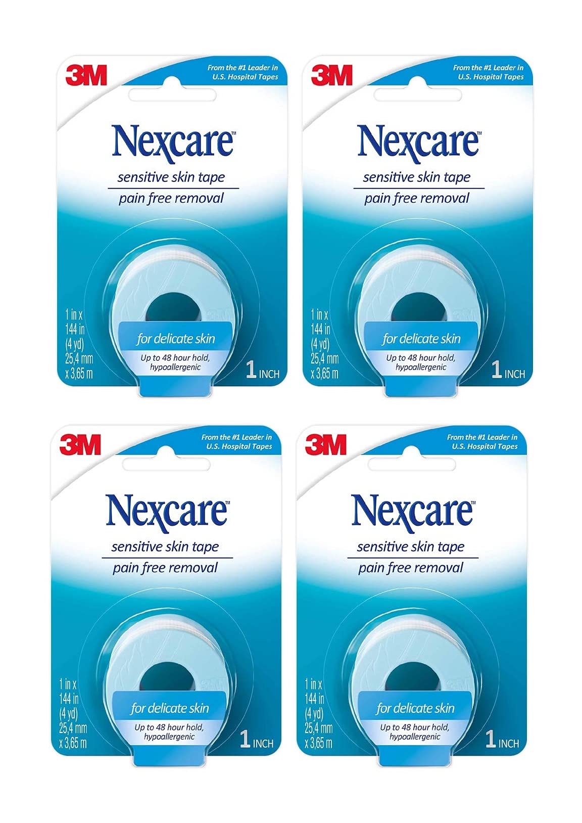 3M Nexcare empaque frontal mostrando rollo y marca para confianza inmediata