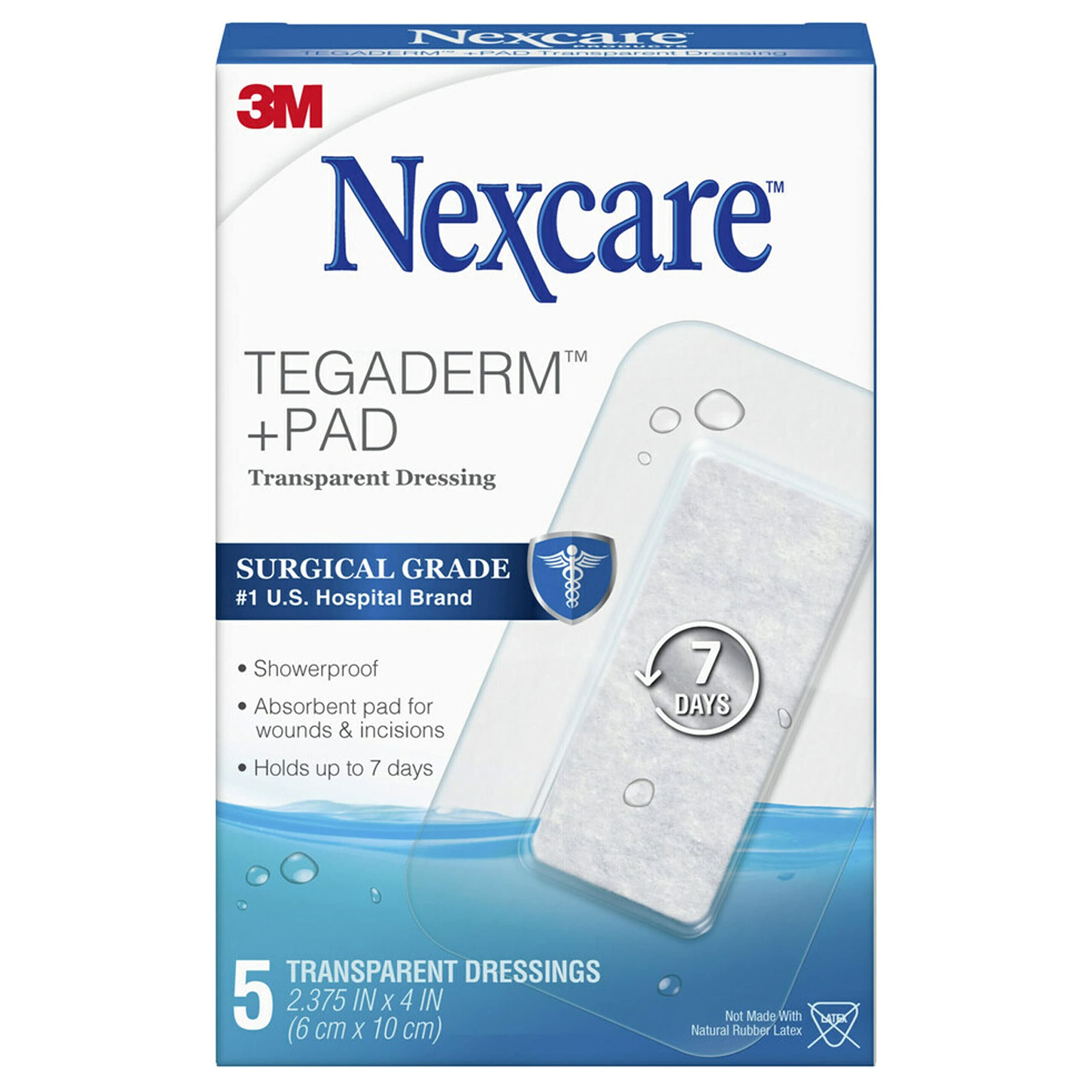 3M Nexcare primer plano de la almohadilla que evita adherencia y absorbe
