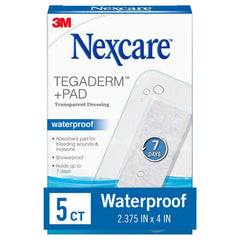 3M Nexcare frontal del apósito mostrando transparencia y protección