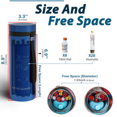 4ALLFAMILY paquete Biogel incluido para refrigeración estable, reutilizable y práctico
