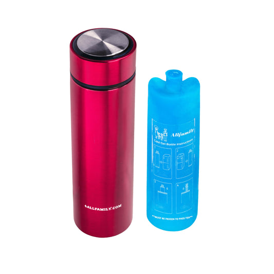 4ALLFAMILY estuche Nomad frontal rojo, aspecto compacto y transporte seguro