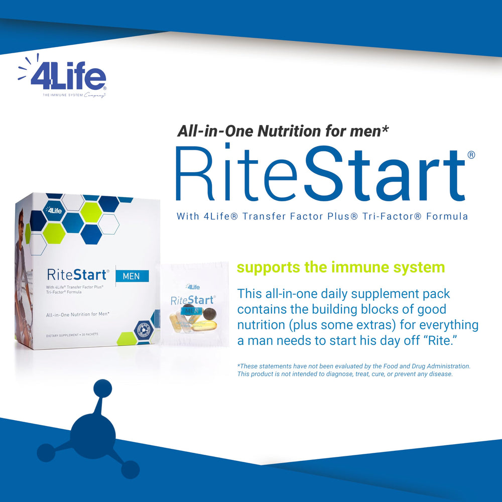 4Life RiteStart Men factores de transferencia para defensa diaria posible