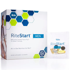 4Life RiteStart Men paquete diario con apoyo a la salud inmune y vitalidad
