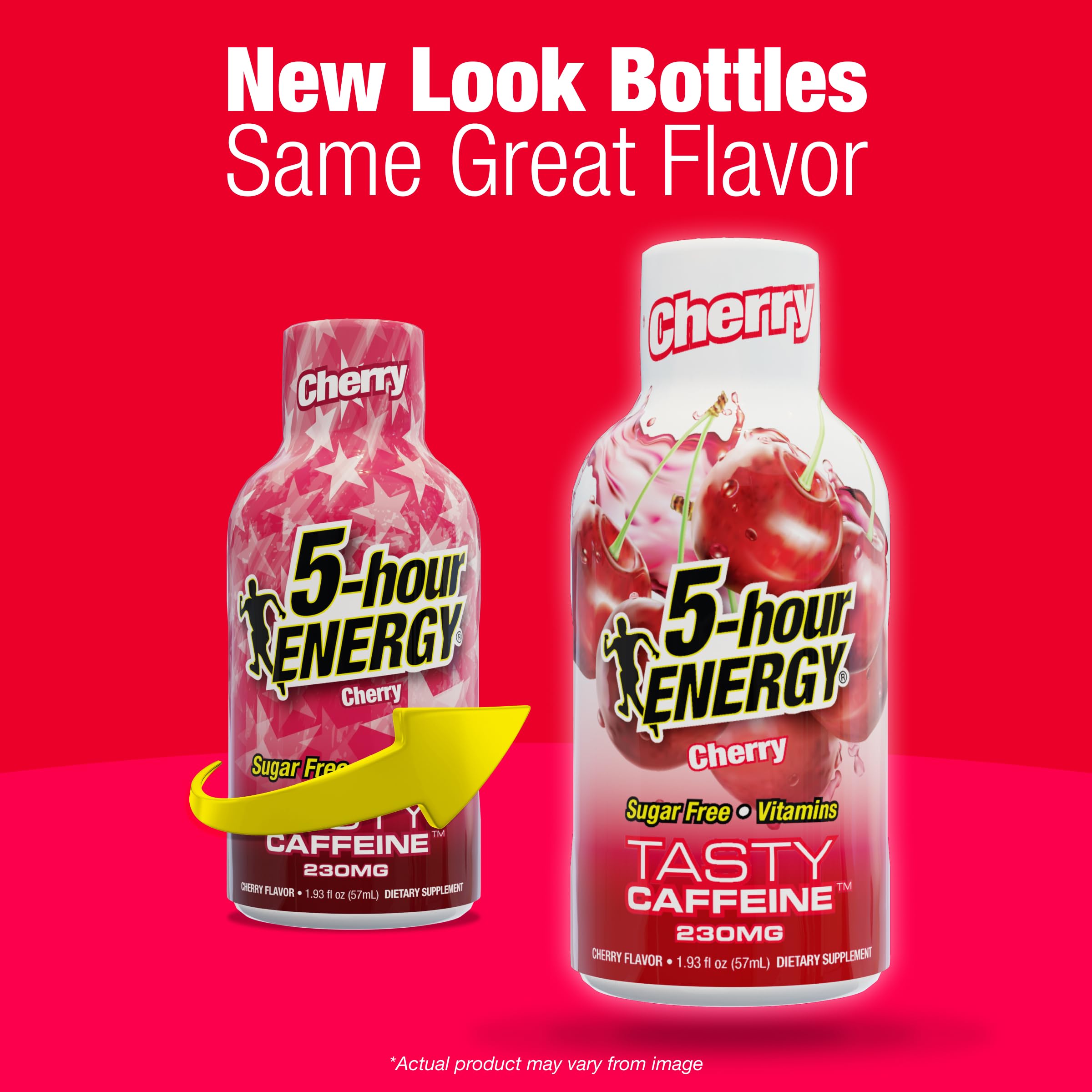 5-hour ENERGY color y textura del shot para una toma agradable
