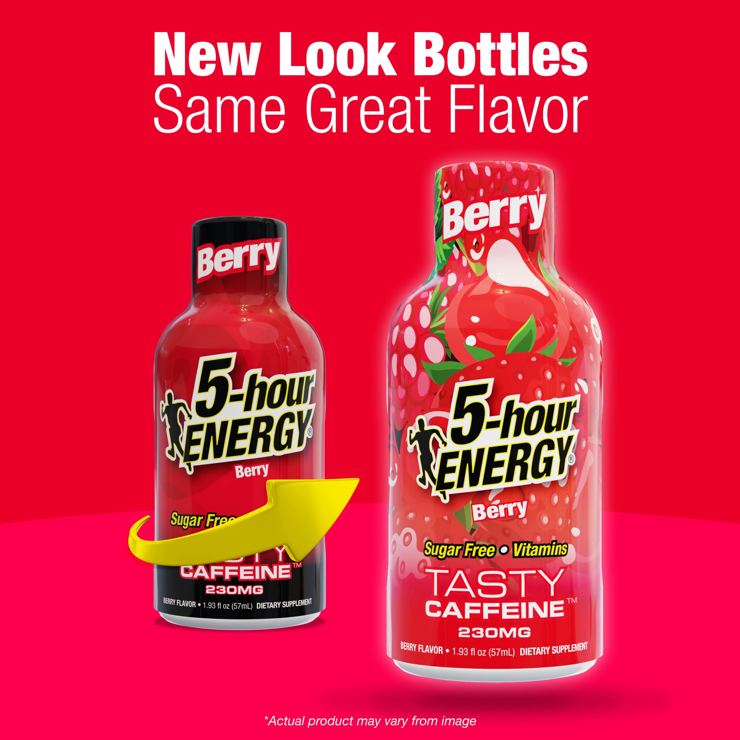 5-hour ENERGY tapón sellado que garantiza transporte seguro y frescura