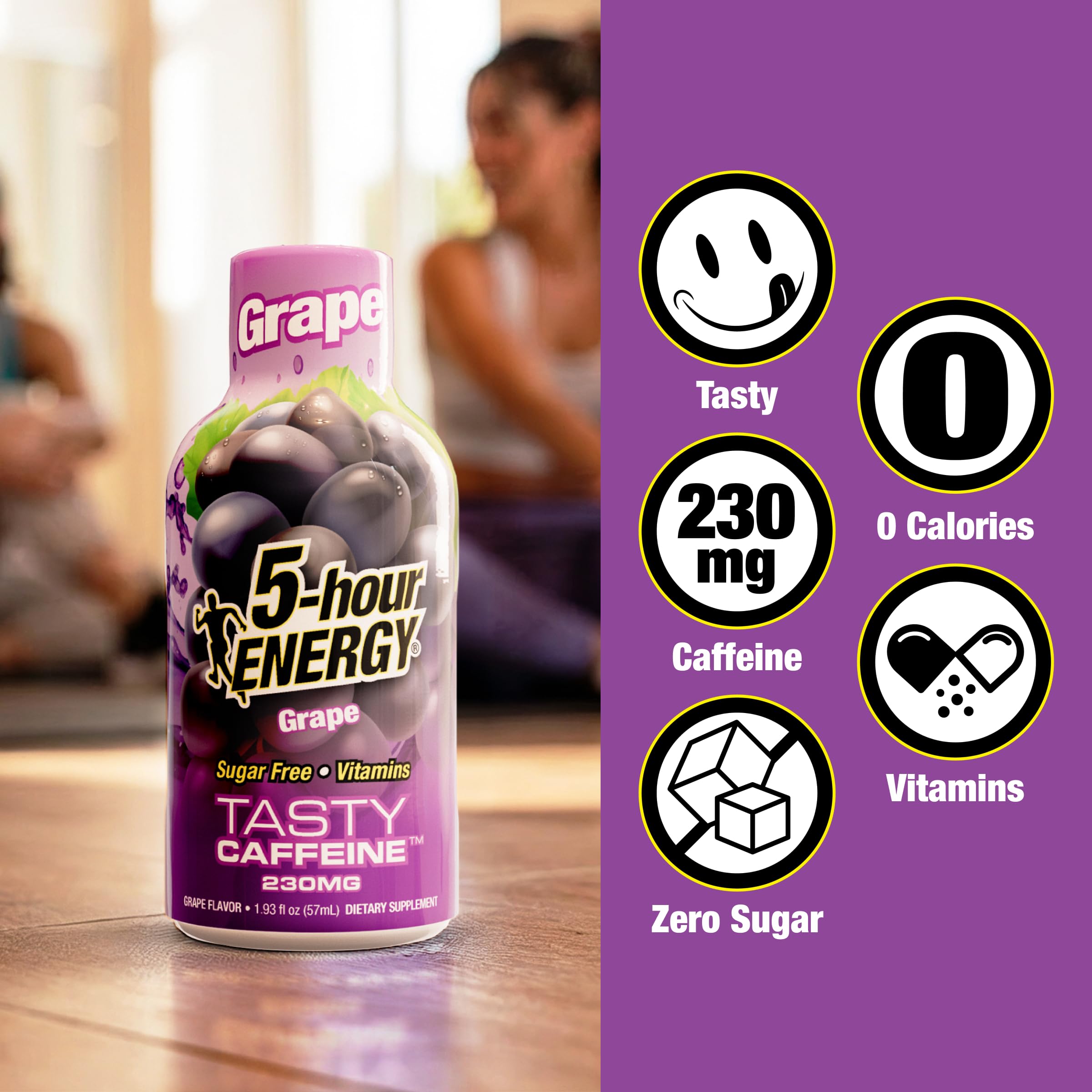 5-hour ENERGY antes de entrenamiento en gimnasio, impulso rápido para rendimiento
