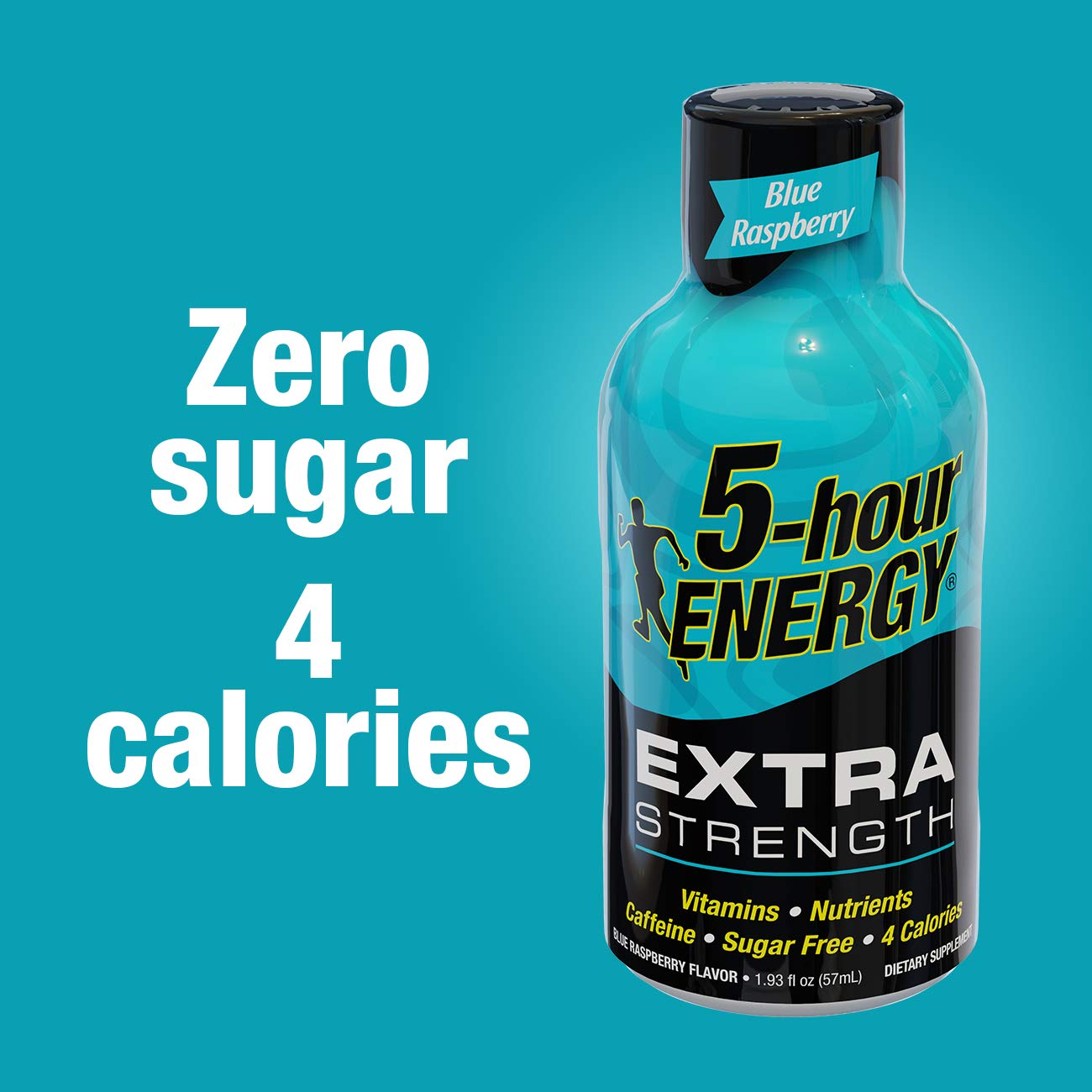 5-hour ENERGY comparación de tamaño mostrando escala compacta y transporte fácil