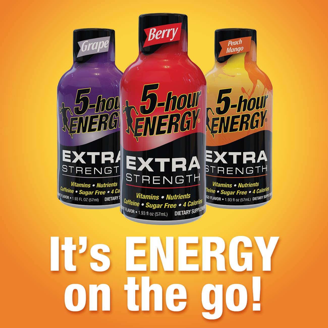 5-hour ENERGY varios envases abiertos del pack de 24, suministro continuo