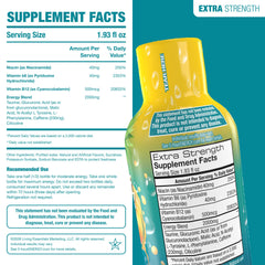 5-hour ENERGY botella en mano demostrando portabilidad y consumo fácil