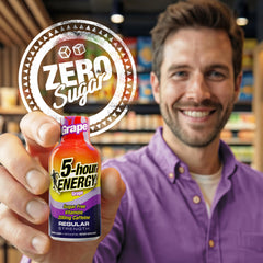 5-hour ENERGY en mochila listo para uso durante viajes o trabajo