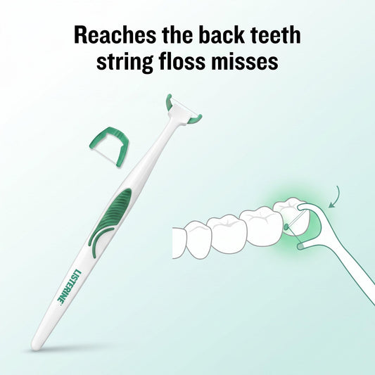 55Dental cabeza recambio con menta, detalle que facilita limpieza