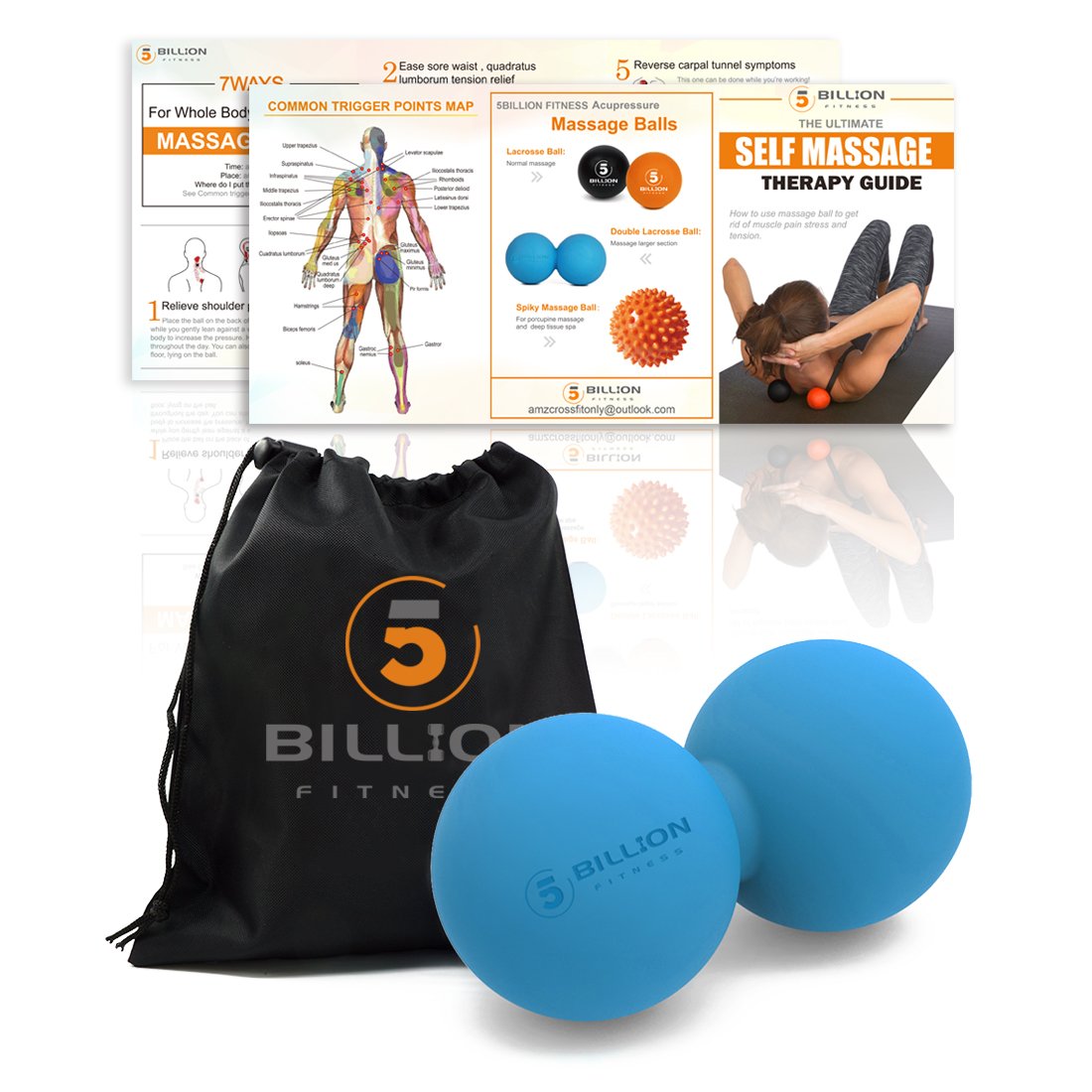5BILLION FITNESS etiqueta y guía de ejercicios incluida para uso seguro