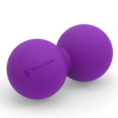 5BILLION FITNESS vista frontal del masajeador doble en empaque mostrando diseño compacto y beneficios