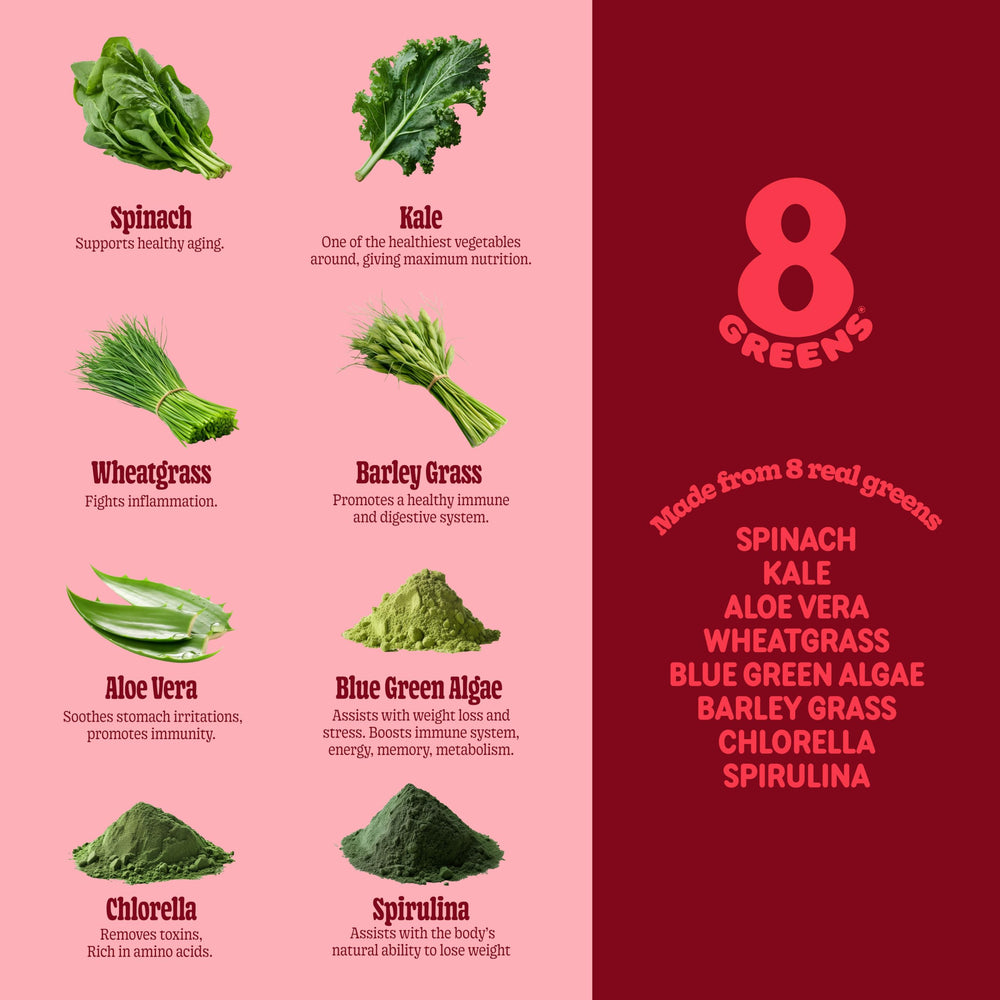 8G etiqueta de ingredientes con vitaminas, transparencia en composición