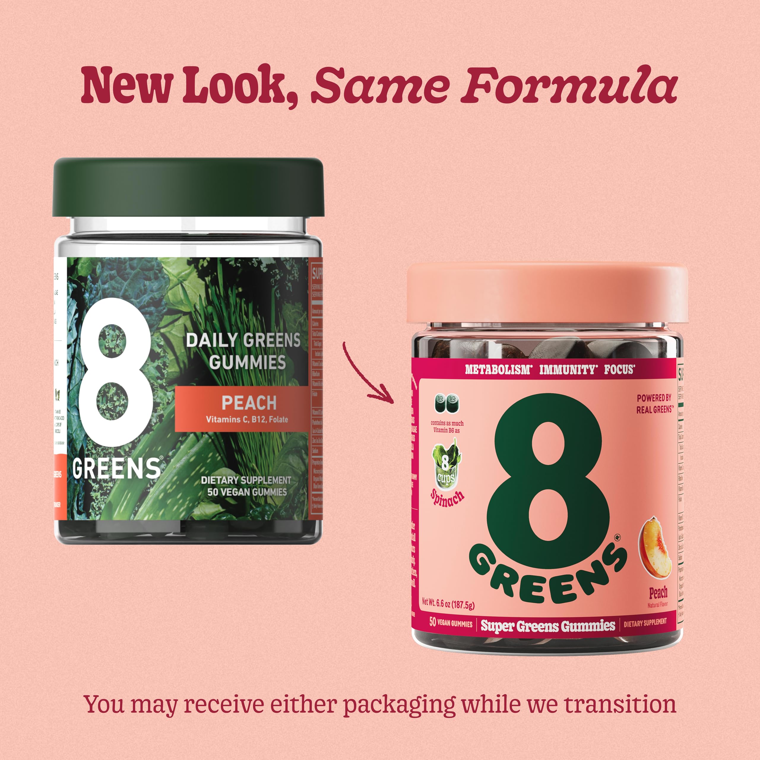 8Greens textura de gomita en primer plano, muestra suavidad y sabor
