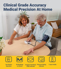 A&D Medical pantalla LCD con números grandes para lectura clara y rápida