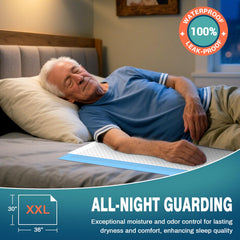 AAY almohadilla colocada en cama para proteger colchón durante la noche