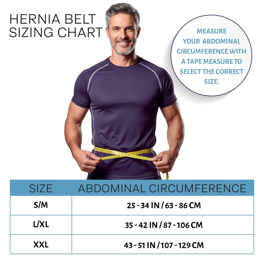 Comparación de talla Abdomencare PRO XXL con cinta métrica, ajuste preciso