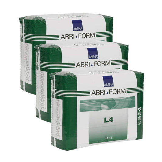 Abena Abri-Form paquete frontal mostrando etiqueta y beneficios de absorción