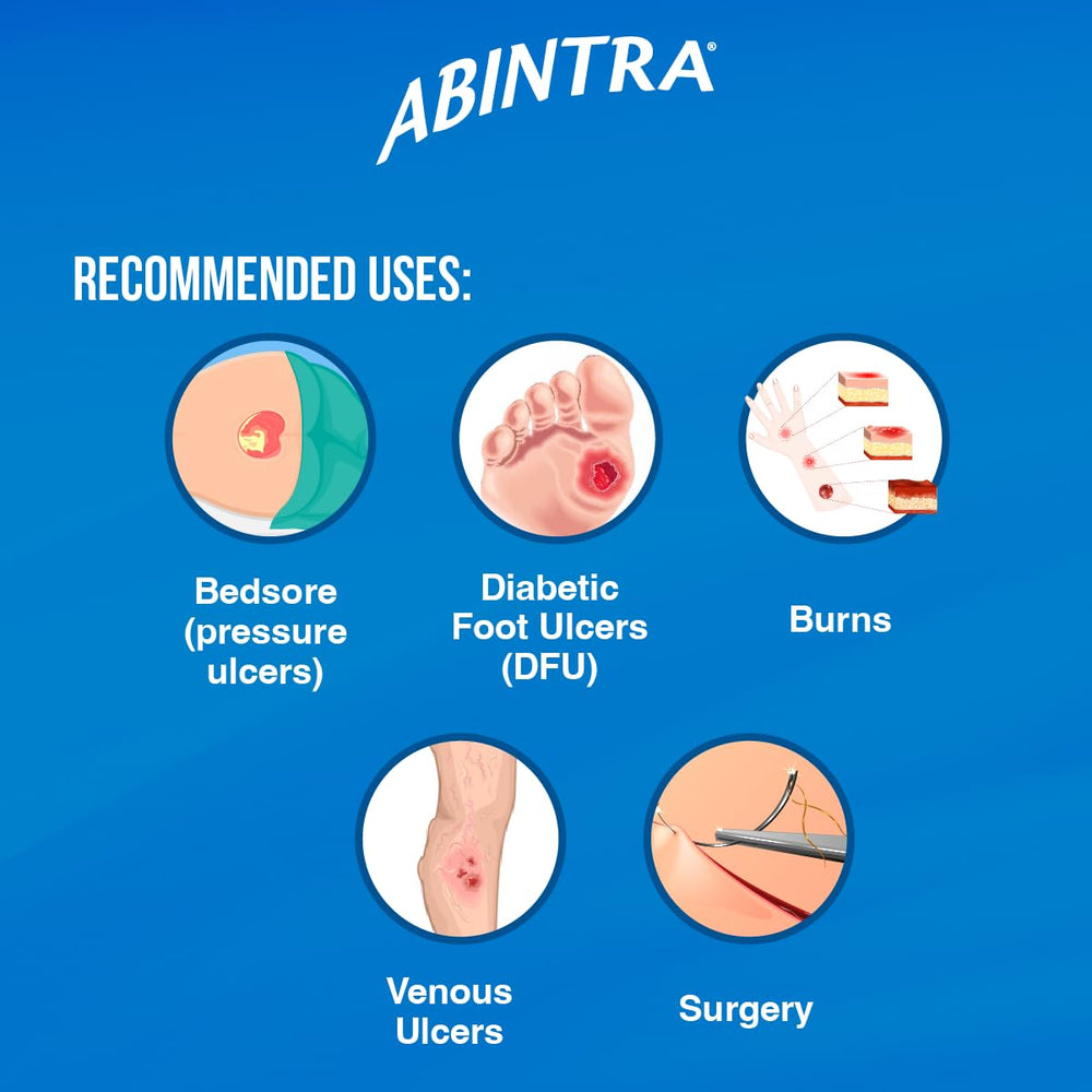 ABINTRA sobre en mano para comparar tamaño del paquete, práctico y portátil