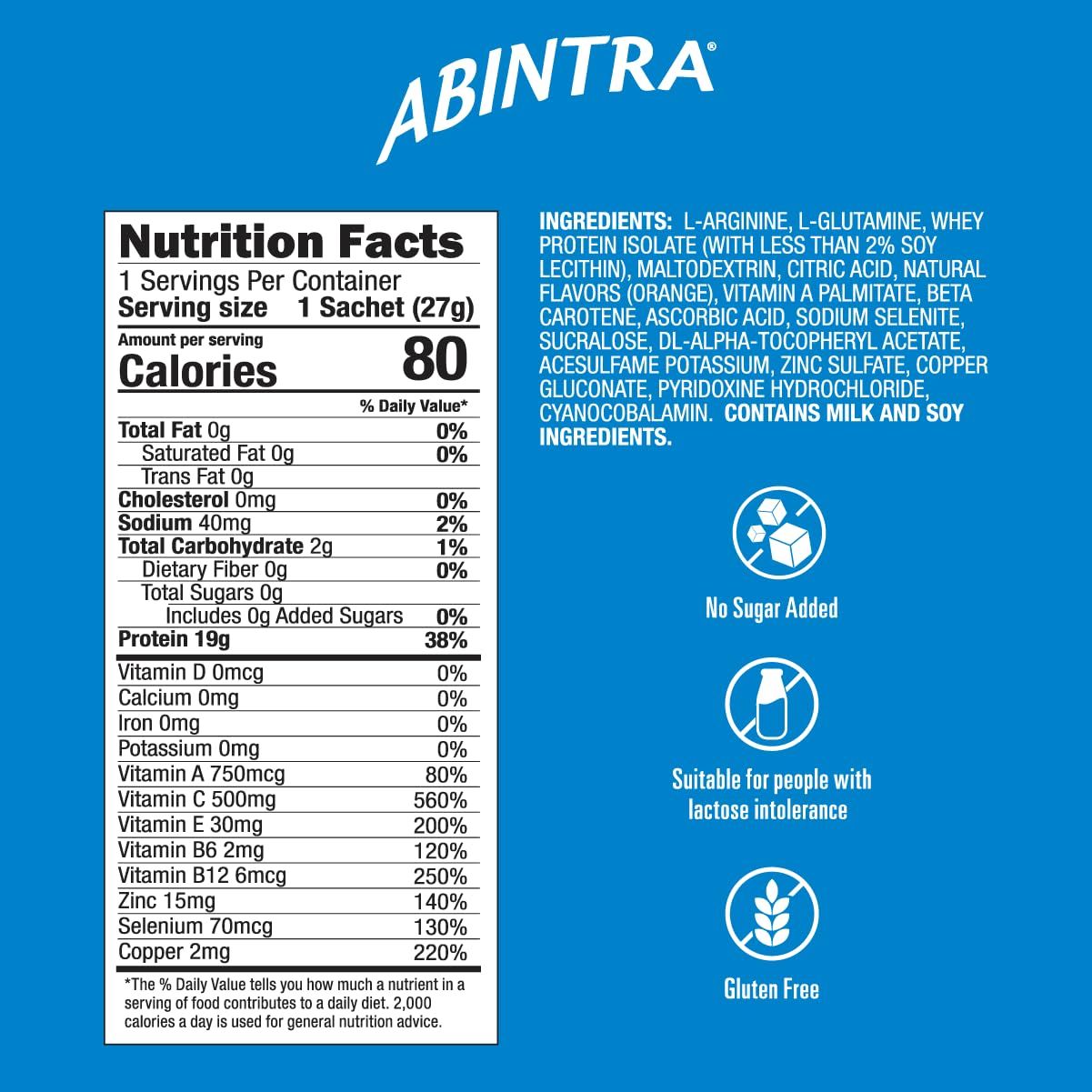 ABINTRA en entorno clínico junto a cuidado de heridas, apoyo nutricional complementario