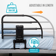 Able Life detalle del mecanismo Click-N-Go para fácil retirada