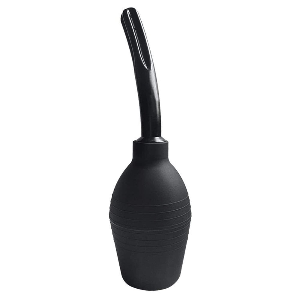Abyclean vista frontal del bulbo negro muestra diseño ergonómico y discreción