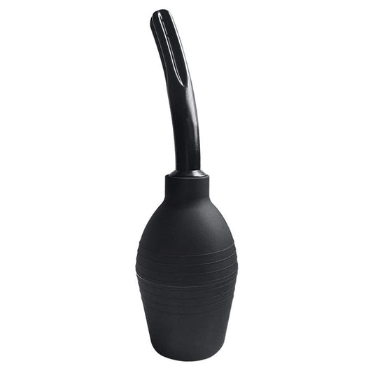 Abyclean vista frontal del bulbo negro muestra diseño ergonómico y discreción