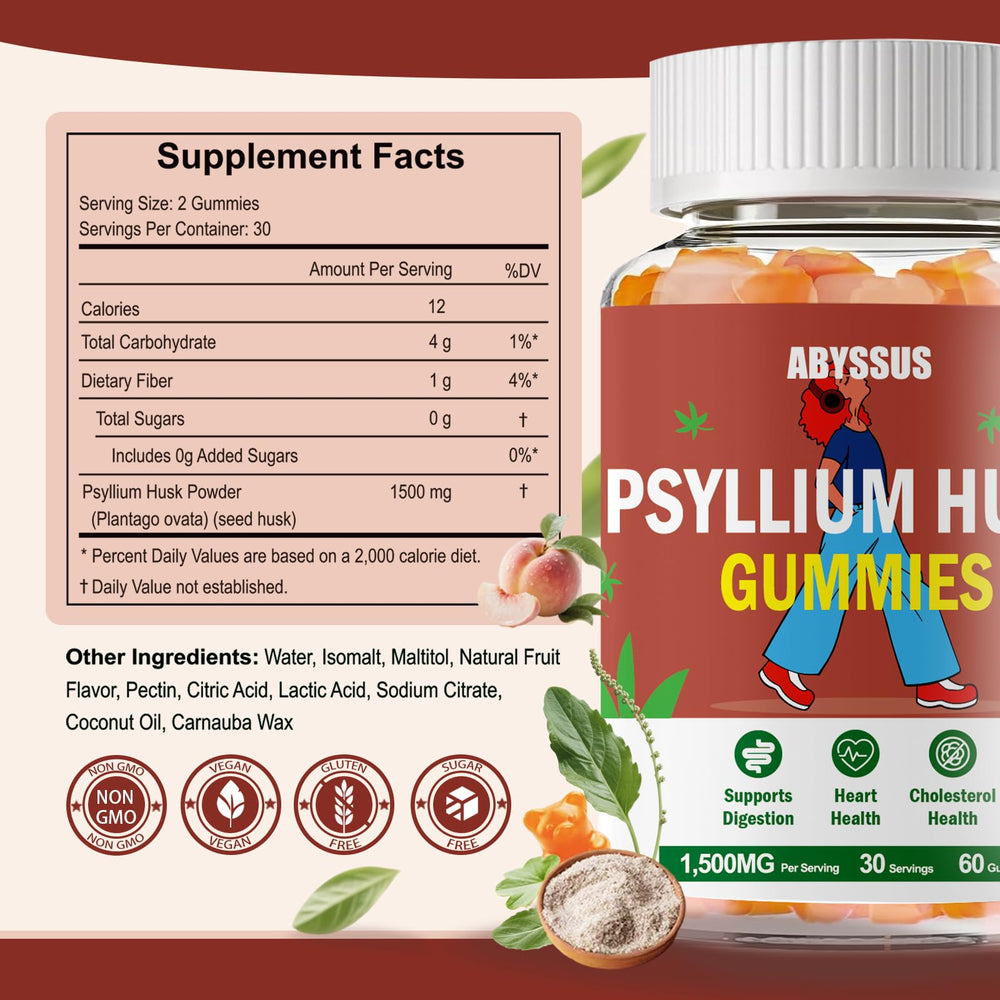 ABYSSUS etiqueta nutricional en el envase, transparencia y datos claros