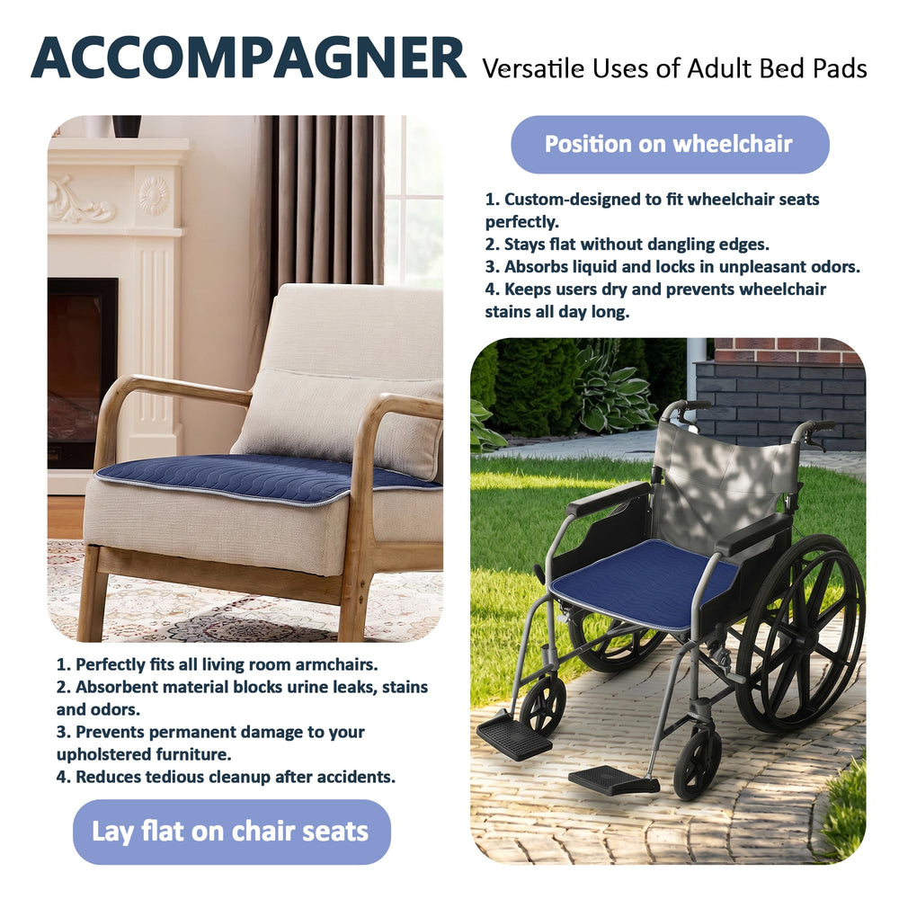 Accompagner protector junto a regla para comparar tamaño 24x24 pulgadas