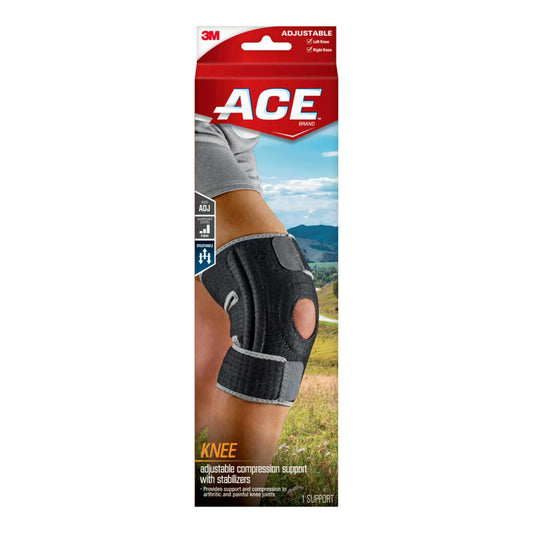 ACE estabilizador lateral en primer plano aportando soporte adicional